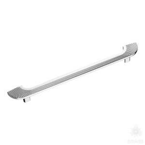 1200 224MP02 Ручка скоба, глянцевый хром 224 мм