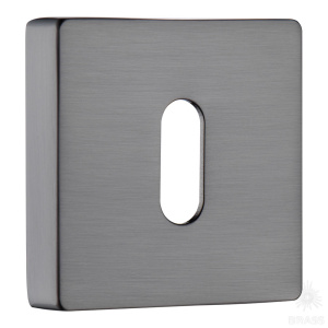 RO11N BBN ROSET Накладка с овальным отверстием для ключа, чёрный матовый никель