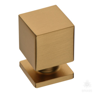 1954 0014 GB Ручка кнопка, матовая латунь