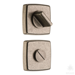 RO13W6 OSM ROSET Накладка с поворотной кнопкой, старое серебро