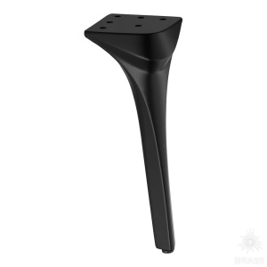 3020 210 Matt Black Опора мебельная Panama, чёрный 210 мм