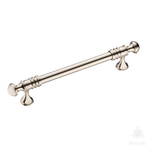 2146-51-160-052 Ручка скоба современная классика, глянцевый никель 160 мм