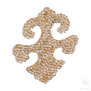 702810-001GSHA Swarovski elements Декоративная накладка Valentina, золотой