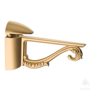 231020GM Полкодержатель (комплект 2 шт.), матовое золото