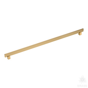 2554-011-480 Ручка скоба, сатинированная латунь 480 мм