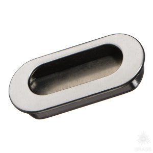 4858-63 Ручка врезная, серебро 64 мм