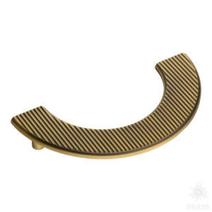 1197 128MP30 Ручка скоба, состаренная латунь 128 мм