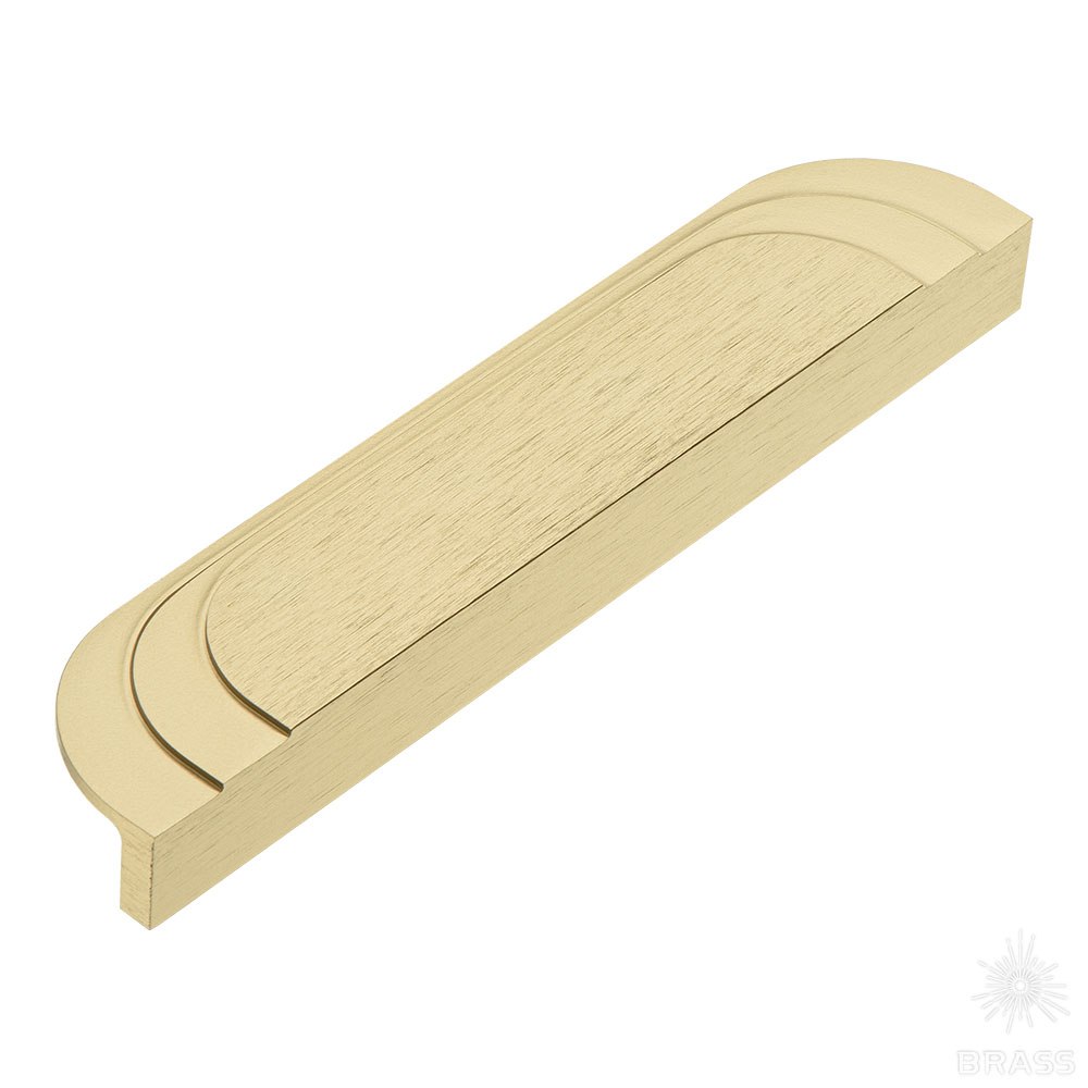 9358 0192 ELX5 Ручка накладная, брашированная латунь 192 мм