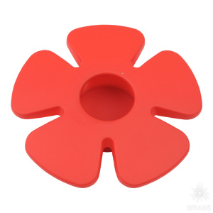 435025ST09 Ручка кнопка детская, цветок красный