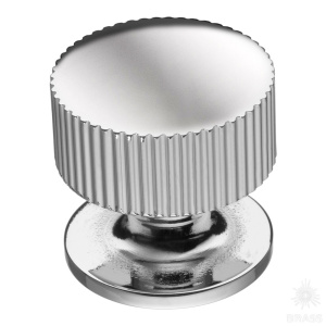 1975 0032 CR Ручка кнопка, глянцевый хром