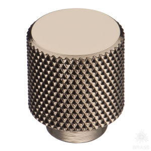 1965 0008 PN Ручка кнопка, глянцевый никель