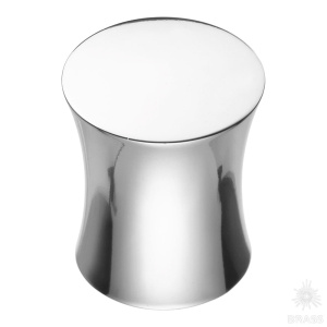 1950 0026 CR Ручка кнопка, глянцевый хром