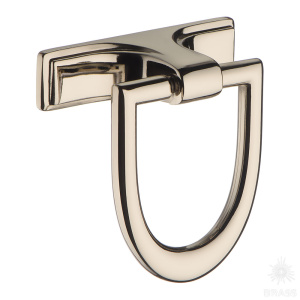 3134 0044 PN-PN Ручка кольцо, глянцевый никель