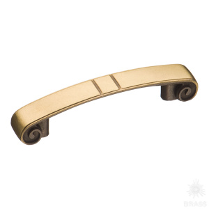 7b26.0064.001 Ручка скоба современная классика, античная бронза 64 мм