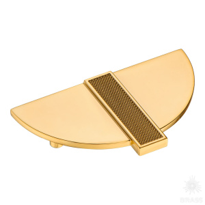 915-64-Gold Ручка скоба, глянцевое золото 64 мм