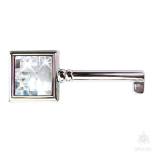 15.511.42.SWA.07 Ключ с кристаллом Swarovski, глянцевый хром