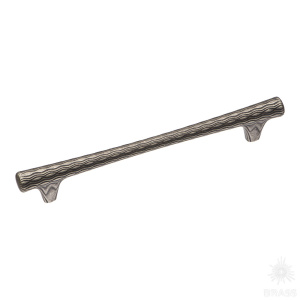 363128MP14 Ручка скоба, старое серебро 128 мм