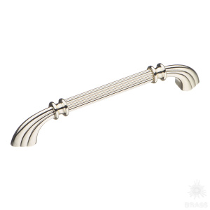 1890-51-160-053 Ручка скоба, глянцевый никель 160 мм