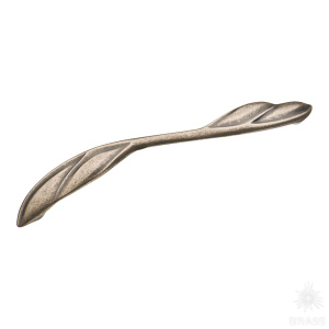 4385 0160 OSM Ручка скоба современная классика, старое серебро 160 мм