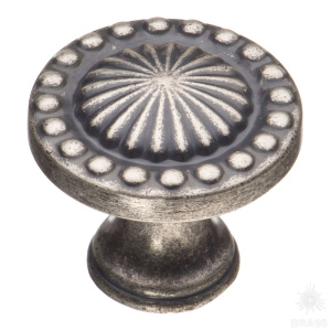 4456 0008 OSM Ручка кнопка, старое серебро