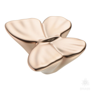 5596 F1GP Ручка кнопка Бабочка, розовое золото