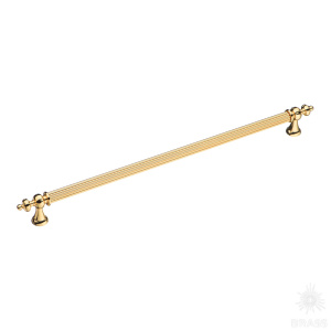 1670-69-320-053 Ручка рейлинг, глянцевое золото 320 мм