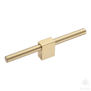 8964 0170 GL-BB Ручка кнопка, глянцевое золото/матовое золото 16 мм