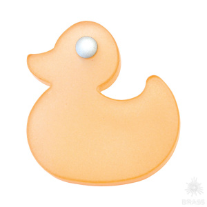 3005.0048.021.182 Ручка кнопка детская, утенок оранжевый