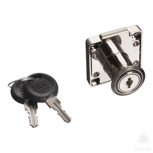 14.01.052-2 Накладной мебельный замок 850, цвет никель