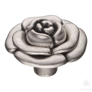 15.393.55.16 Ручка кнопка, старое серебро