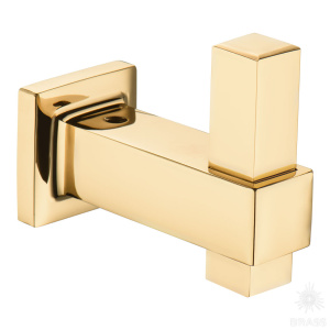 1006 001 GL Крючок мебельный, глянцевое золото