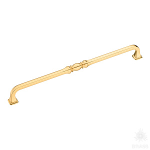 KALE-69-224 Ручка скоба, глянцевое золото 224 мм