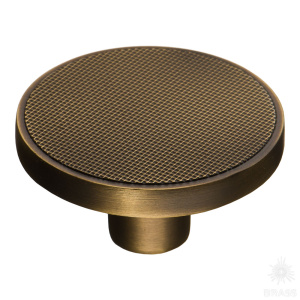 15.387.50.04  Ручка кнопка современная классика, старая бронза 