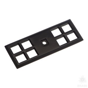 3032 0090 AL6 Подложка для мебельных ручек, чёрный