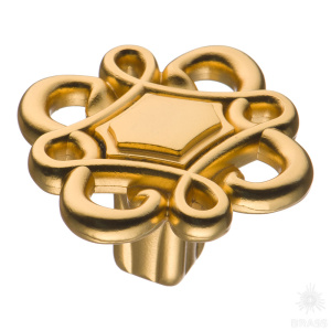 15.377.36.22 Ручка кнопка современная классика, матовое золото