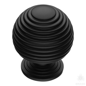 1930 0034 Big Matt Black Ручка кнопка, матовый чёрный 