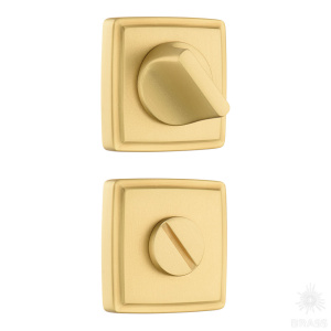9165 MP35 WC ROSETTE Накладка с поворотной кнопкой, матовое золото (комплект 2 шт)