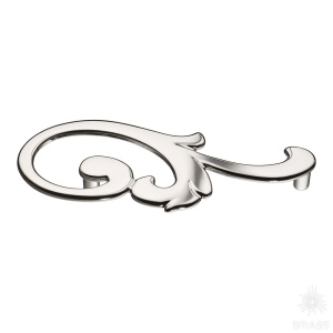 15.141.01.07 right Ручка скоба, глянцевый хром 96 мм