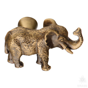 07121-013-R Ручка кнопка, состаренная латунь