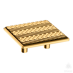 4204 032MP11 Ручка кнопка, глянцевое золото 32 мм