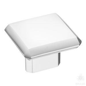 4106 016MP02 Ручка кнопка, глянцевый хром 16 мм