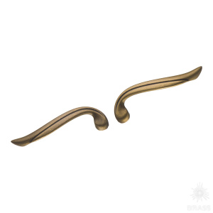 4460 0096 MVB-MVB Ручка скоба (комплект правая и левая), античная бронза 96 мм