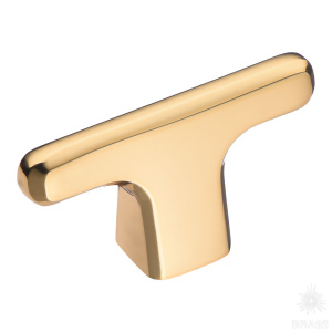 4107 001MP11 Ручка кнопка, глянцевое золото