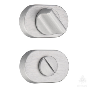 RO16W6 ELX10 ROSET Накладка с поворотной кнопкой, брашированный алюминий