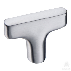 4103 001MP19 Ручка кнопка, сатинированный хром 