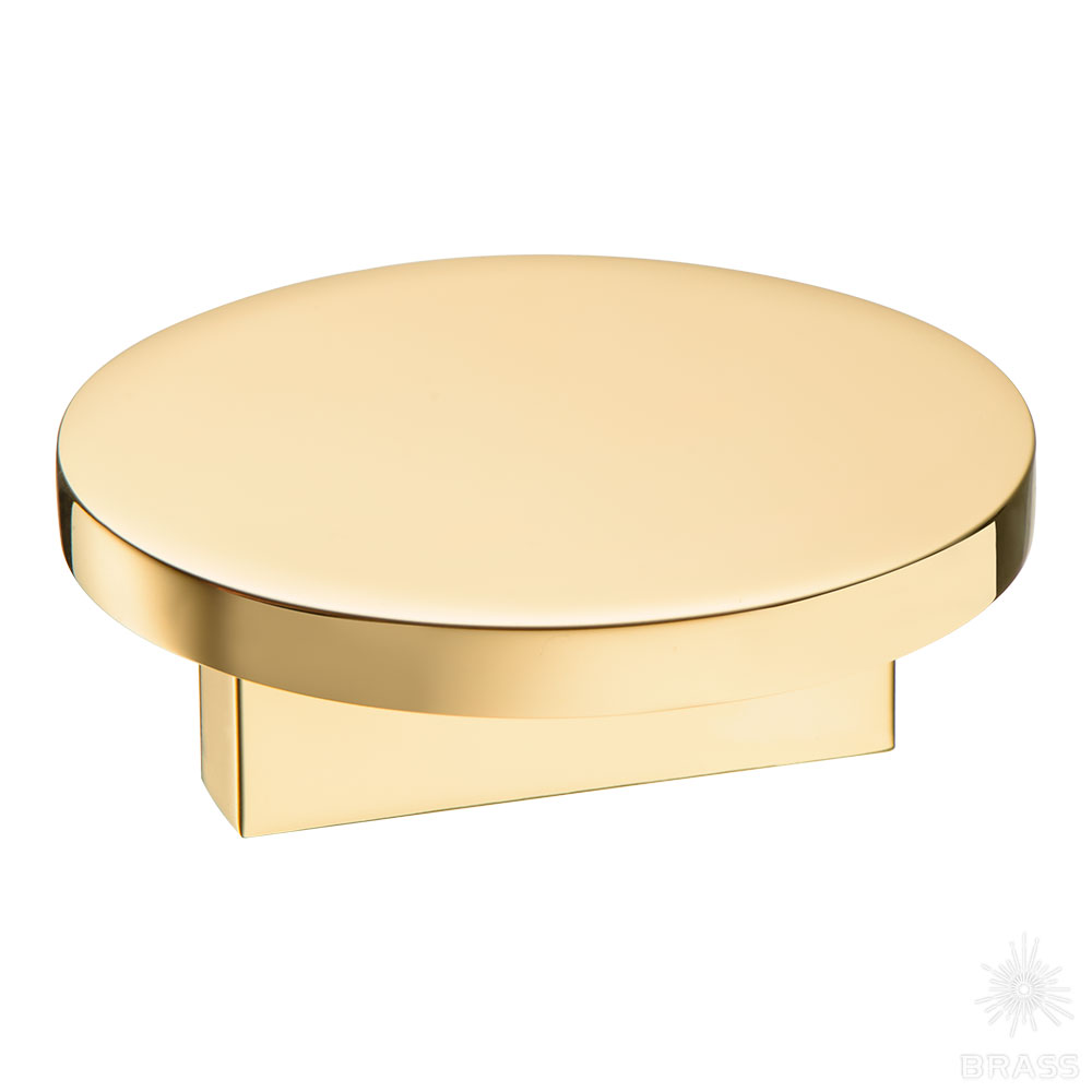 7207 0060 GL-GL Ручка кнопка, глянцевое золото 32 мм