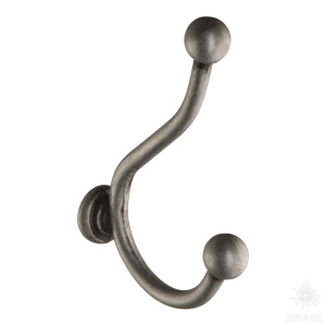 8500-33 Крючок мебельный, старое серебро