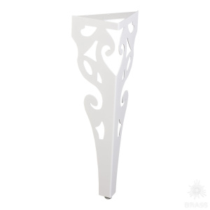 KMA-2001-0710-B33 Опора мебельная резная, белый