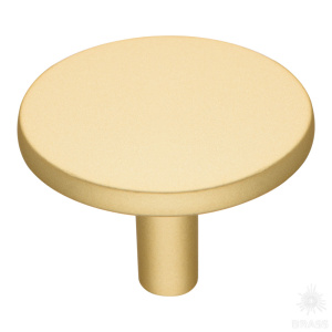 4137 001PC35 Ручка кнопка, матовое золото