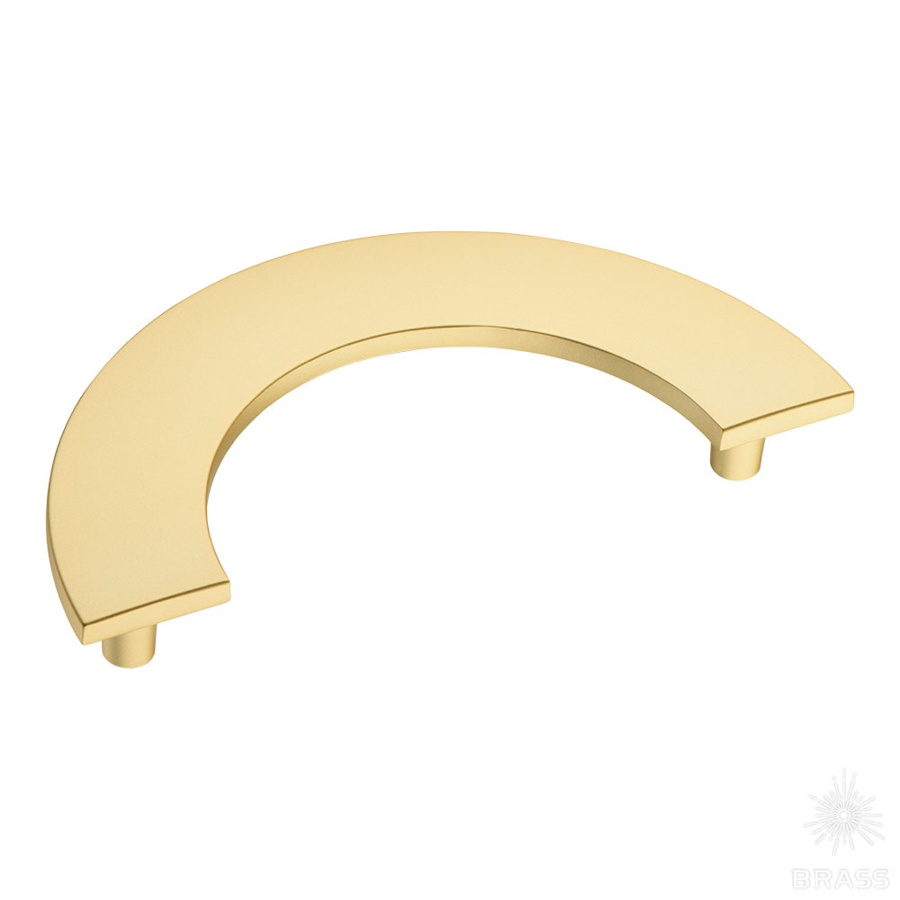 1196 128PC35 Ручка скоба, матовое золото 128 мм